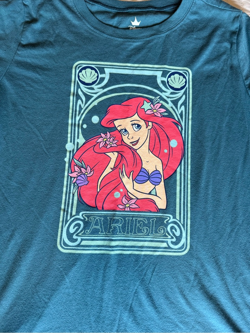 Torrid Little Mermaid Tarot Card Tshirt Size 0 - Picture 2 of 3
